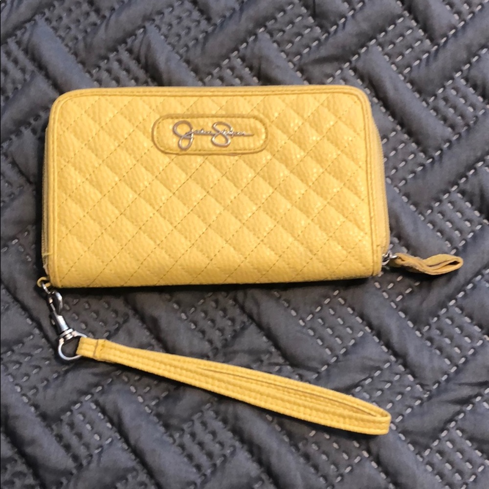 Jessica Simpson yellow wallet